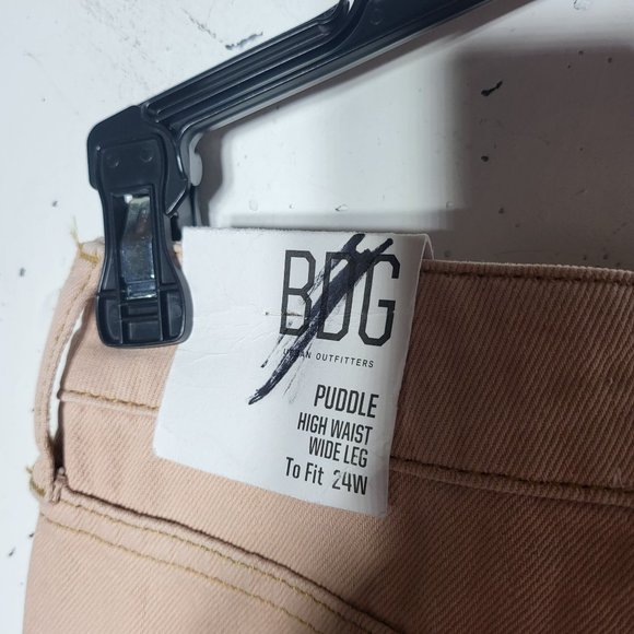 NWT BDG Womens Puddle High Waist Wide Leg Jeans Size 24 Tie Dye Casual School - Picture 10 of 14